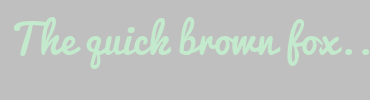 Image with Font Color C4EACD and Background Color BFBFBF